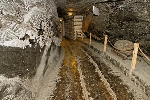 Corridor in salt mine. — Stock Photo, Image