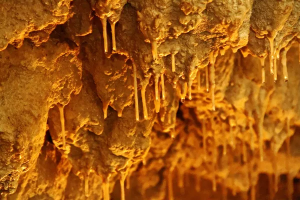 Stalactites forming. — Stock Photo, Image