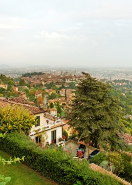 Bergamo eski şehir.