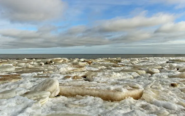 Havet i isen. — Stockfoto