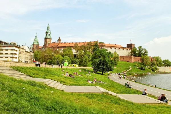 Cracow in a summer. — Stock Photo, Image