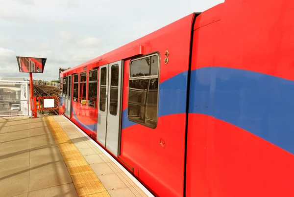 Docklands Light Railway. — Stockfoto