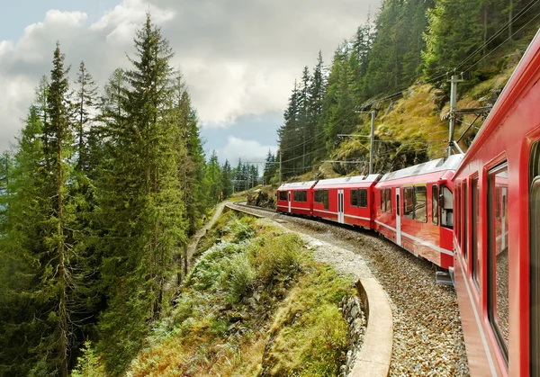 Berg järnväg. — Stockfoto