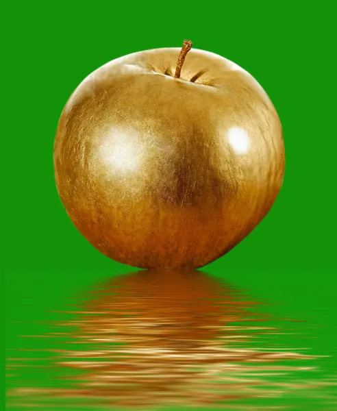 Guld apple. — Stockfoto