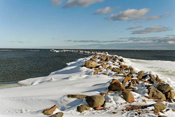 Mole at the Baltic sea. — Stock Photo, Image