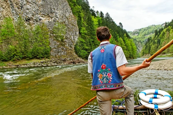 Rio dunajec . — Fotografia de Stock