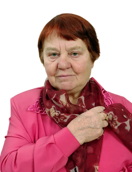 Gammal kvinna. — Stockfoto