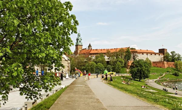 Cracow in a summer. — Stock Photo, Image