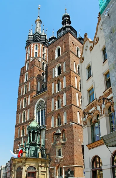 Centro di Cracovia . — Foto Stock