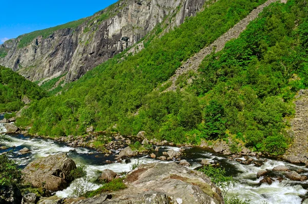 Snabb floden. — Stockfoto