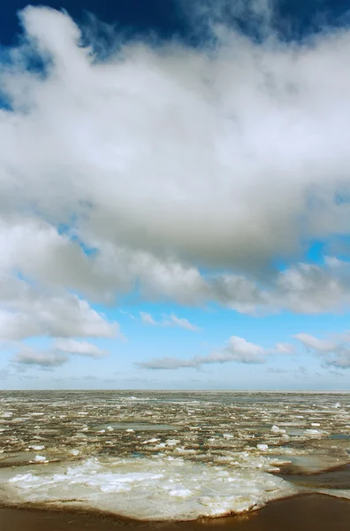 Mare d'inverno . — Foto Stock