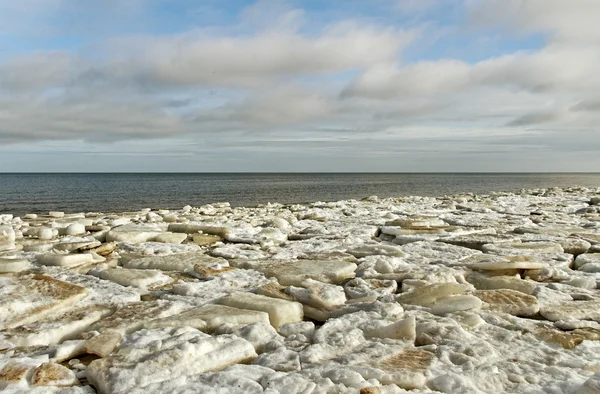 Das Meer im Eis. — Stockfoto
