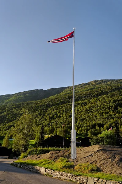 Bandeira da Noruega. — Fotografia de Stock