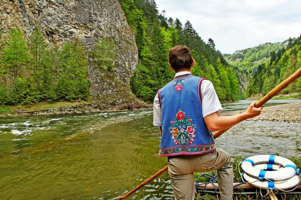 Rio dunajec . — Fotografia de Stock