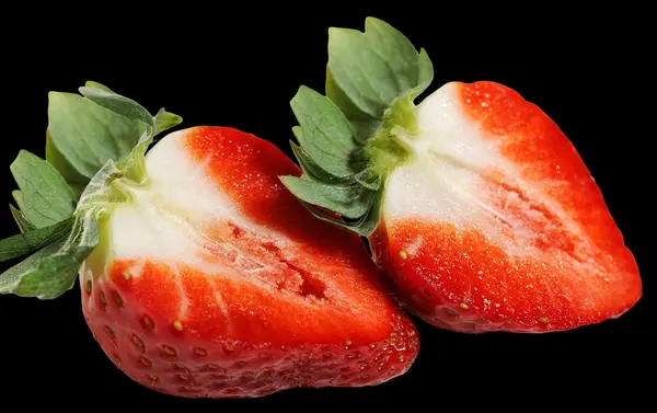 Two half of strawberry. — Stock Photo, Image