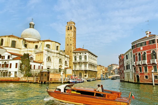 Grande canal na Veneza . — Fotografia de Stock