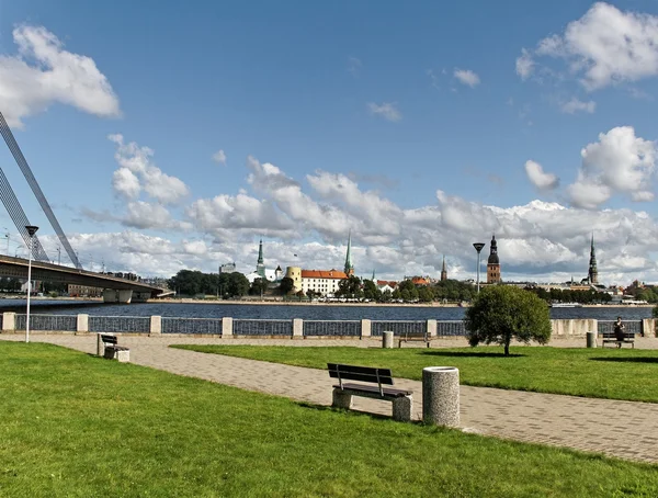 Met het oog op de riga. — Stockfoto