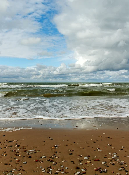 Stormachtige zee. — Stockfoto