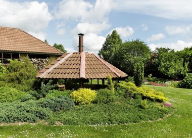 Arbor kamp ateşi ile.