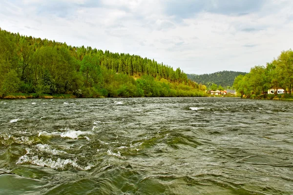 Dunaec řeka. — Stock fotografie