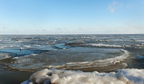 Mar de Inverno . — Fotografia de Stock
