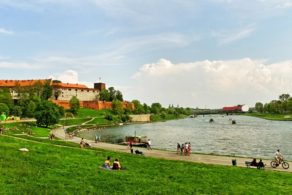 Zamek Królewski na Wawelu. — Zdjęcie stockowe