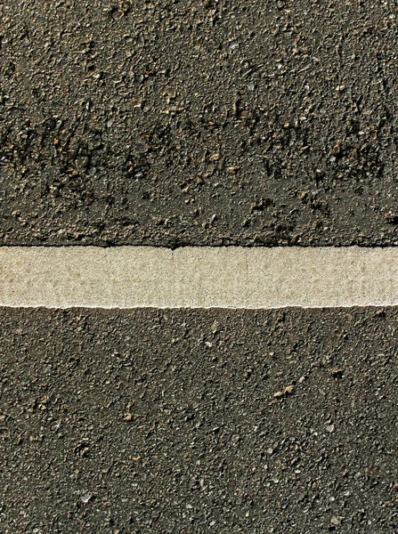 White line on the road. — Stock Photo, Image