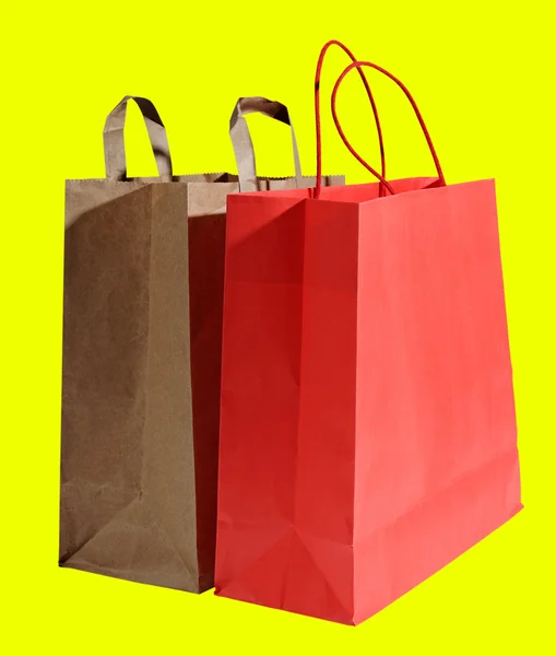 Two shopping bags. — Stok fotoğraf