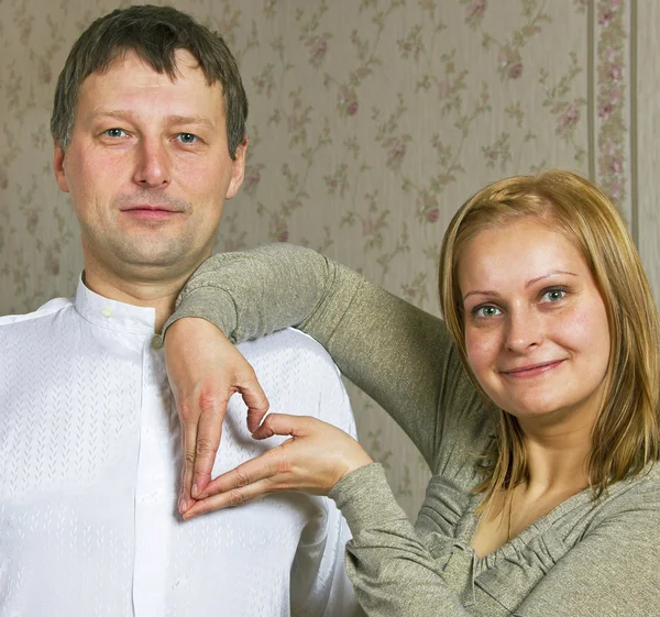 Uomo e donna. — Foto Stock