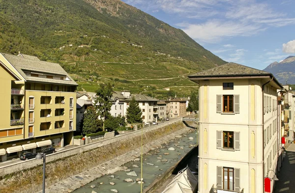 Tirano, Italia . — Foto Stock