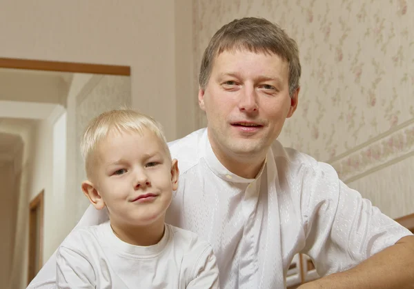 Filho e pai. — Fotografia de Stock