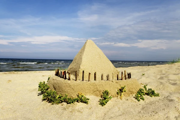 Sand castle. — Stock Photo, Image