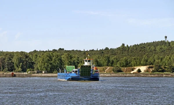 Remolque con ferry . — Foto de Stock