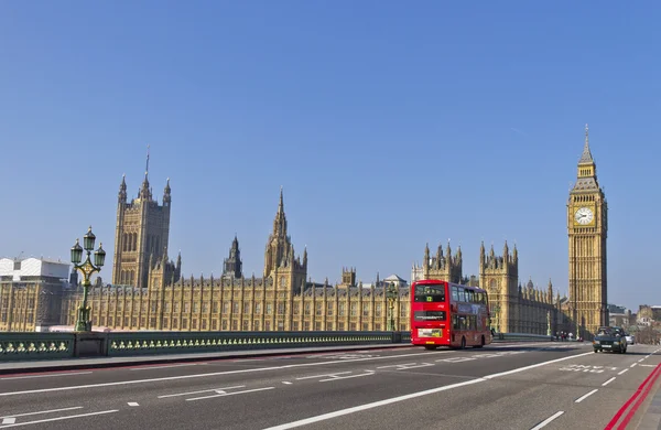 En Westminster Bridge en Londres . — Foto de Stock