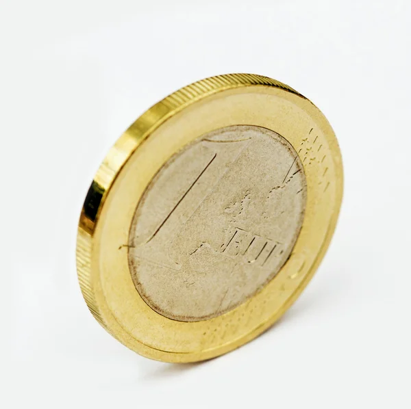 Одна монета евро . — стоковое фото