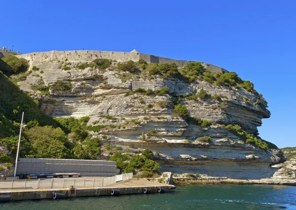 Cliff corsica içinde. — Stok fotoğraf