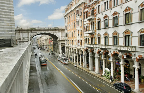 På genova gatan. — Stockfoto