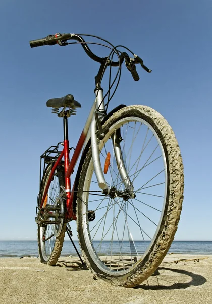 Rower na morzu. — Zdjęcie stockowe