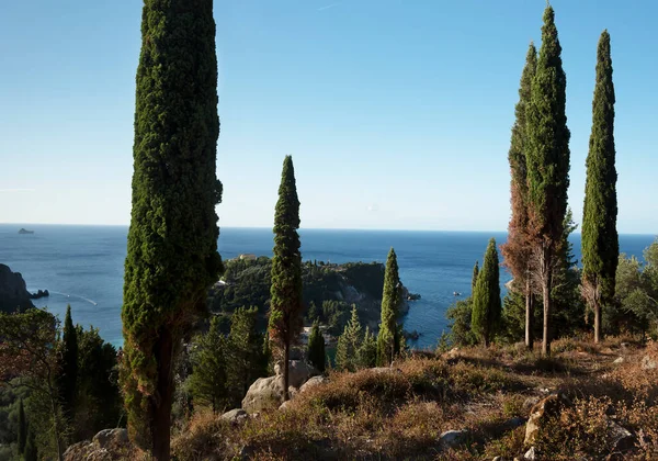 View Mediterranean Sea Hill — Stock Photo, Image