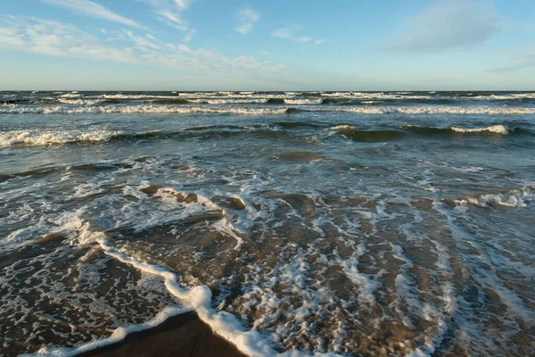 Zicht Baltische Zee Golven — Stockfoto
