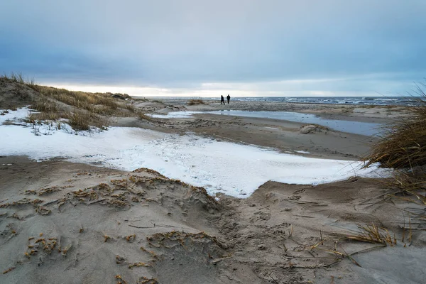 Пейзаж Балтийского Моря Зимой — стоковое фото