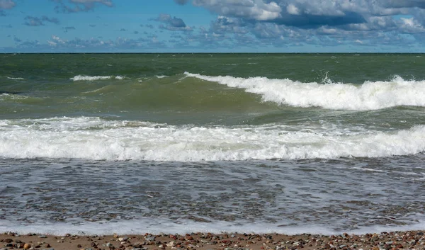 Zicht Golvende Oostzee — Stockfoto