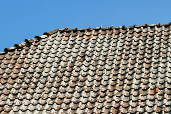 View Good Ancient Tiles Roof Old House — Stock Photo, Image