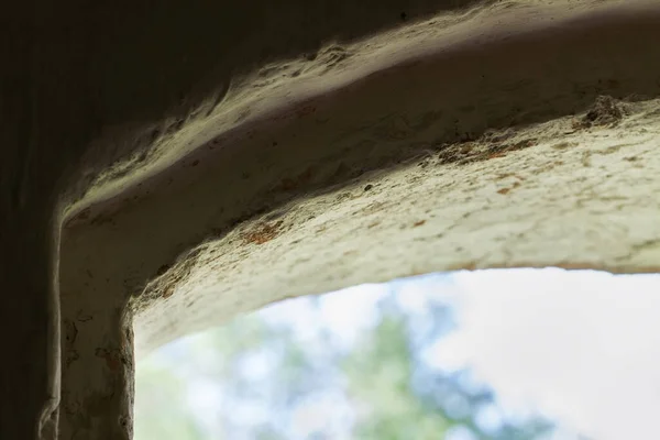 Szczegóły Kamiennych Drzwi Łukowych Starym Zamku — Zdjęcie stockowe