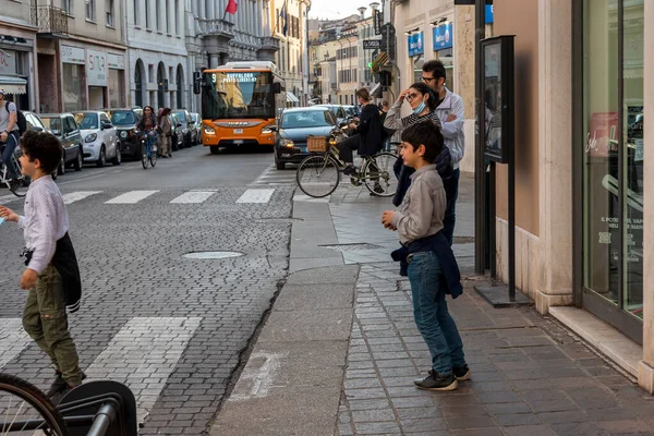 Itália Bresa May Brescia Uma Comuna Italiana Região Lombardia Província — Fotografia de Stock