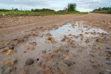 Off road in the countryside.