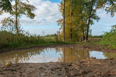 Off road in the countryside.