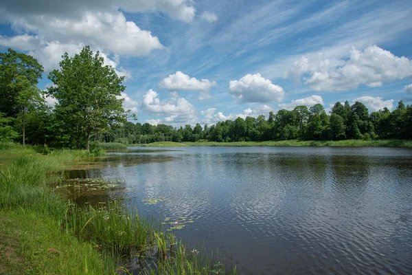 View Beautiful Clear Water Lake — Stock Photo, Image