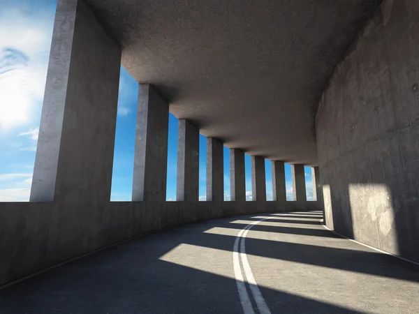 Straßentunnel — Stockfoto