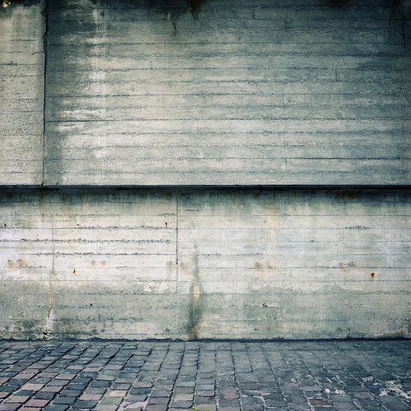 Bianco muro di cemento sporco — Foto Stock